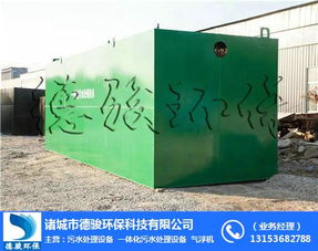 諸城德駿環(huán)?？萍?學(xué)校地埋式污水處理系統(tǒng)